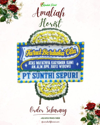 Papan Bunga Duka di Paal Lima