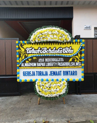 Papan Bunga Duka di Paal Lima